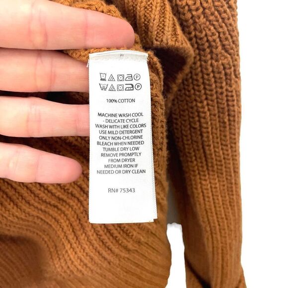 Rachel Roy chunky knit button down cardigan sweater Sz S - Picture 6 of 6